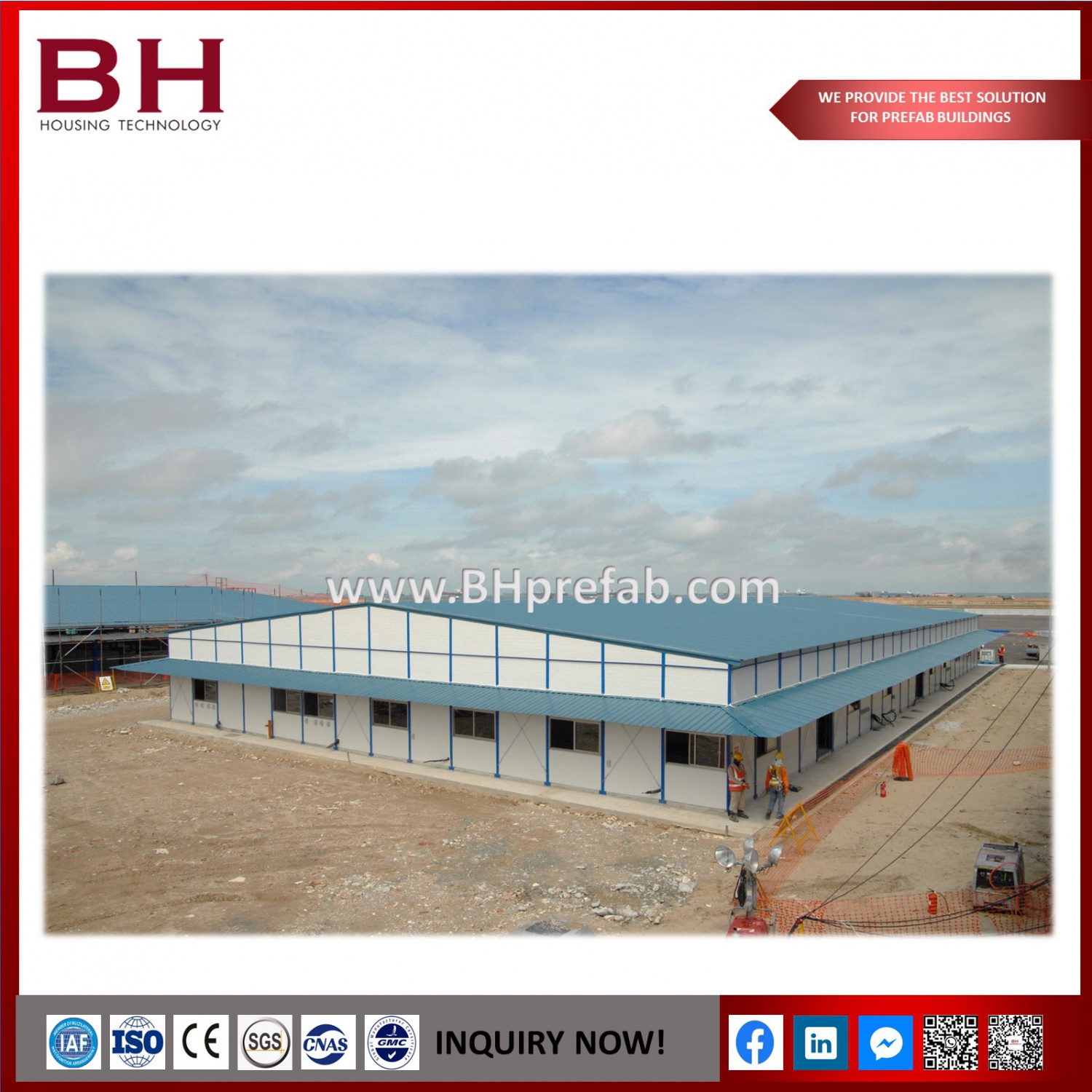 Light Steel Structure Prefabricated Frame Temporary Building Mobile House