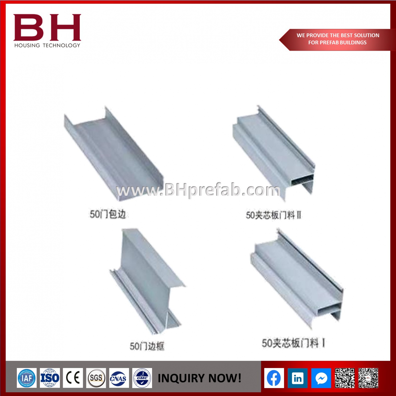 Cleaning Shop Aluminum Alloy Profiles Extrusions Purification