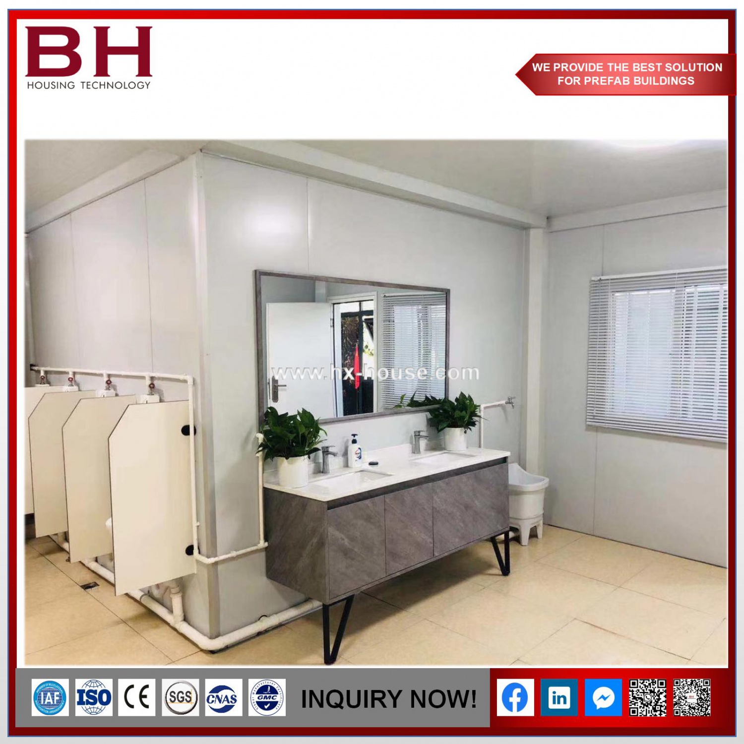 Luxury Portable Prefab Modular Tiny Pre Built Houses With Toilet