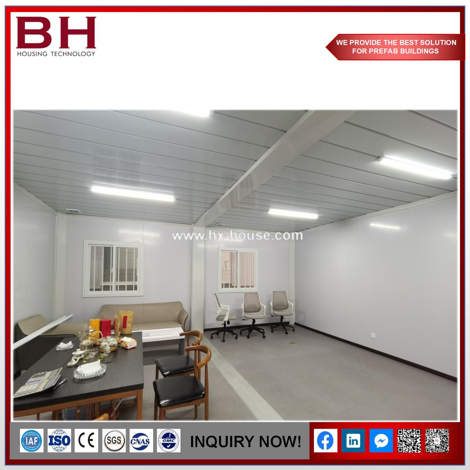 Newly Fashionable Mobile Prefabricated Flat-Pack Combined Container Design