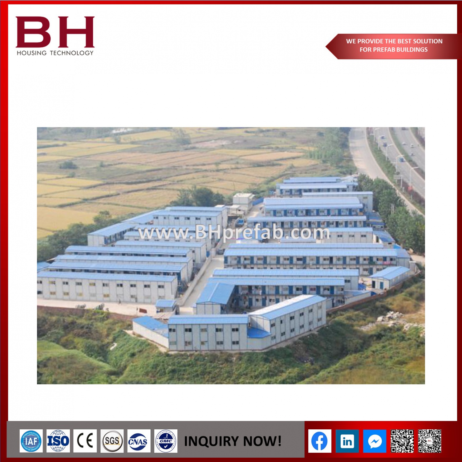 Prefab House Labor Camp With Low Cost