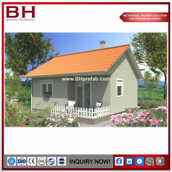 Light steel house villa building