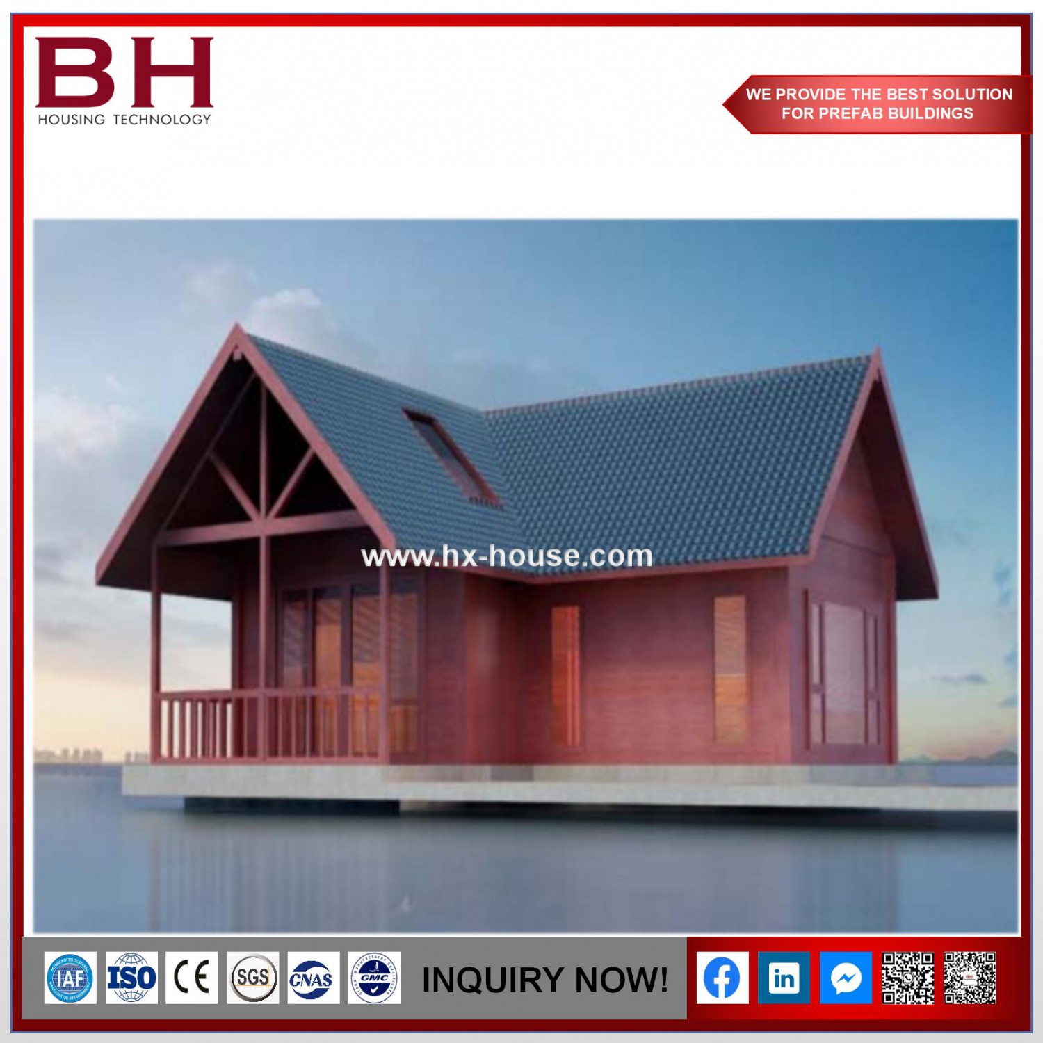CE Economic Luxury Prefab Structure Villa China