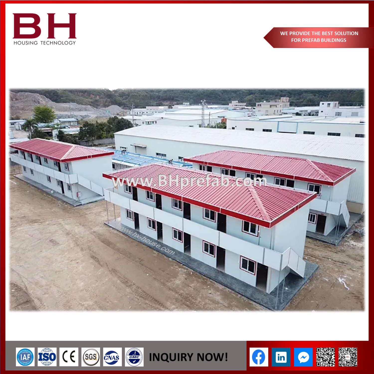 Easy Install Low Cost Prefabricated Steel Houses Building for Labor