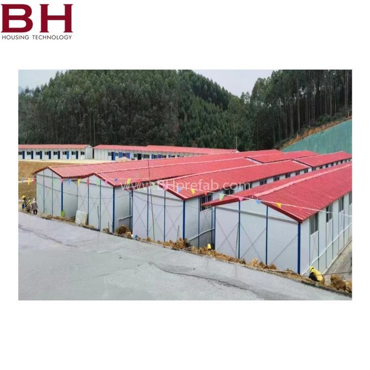 Worker canteen prefabricated modular size double storey 
