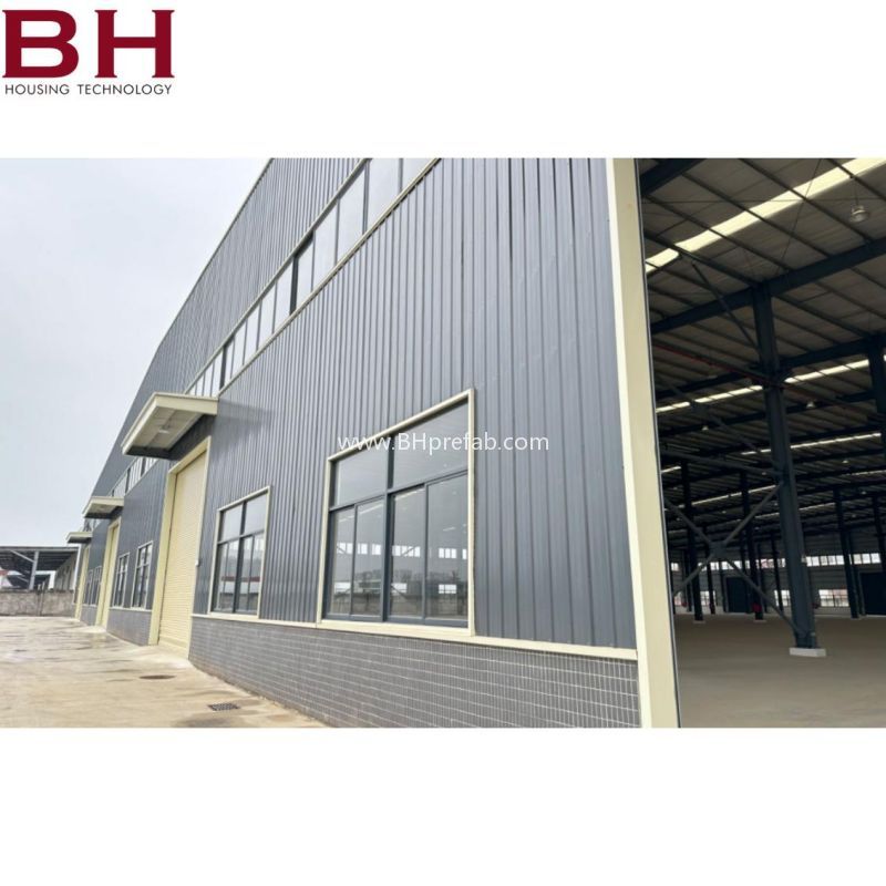 Prefabricated Metal Warehouse Building Prefab House Shed Farm Steel Structure 