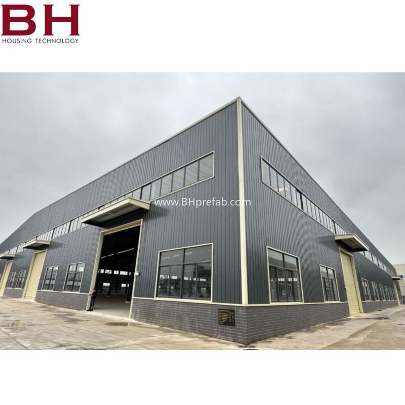 Large span workshop steel structure building