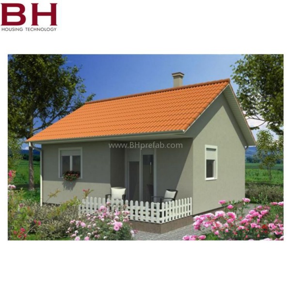 Steel Frame Prefab Villa House Prefabricated  For Living