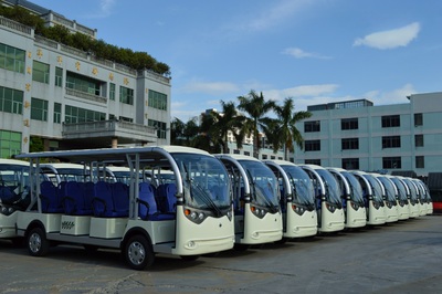 国内某知名景区大批量采购我公司观光车