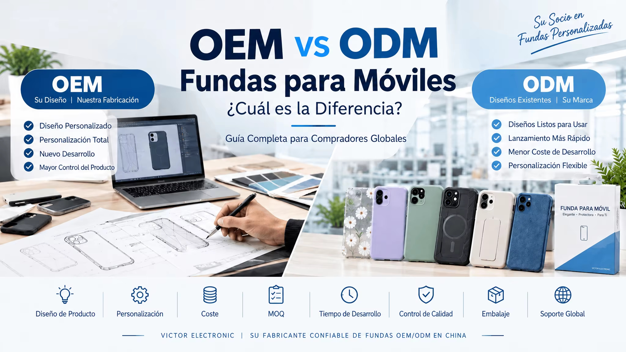 Fundas OEM frente a ODM: ¿cuál es la diferencia? Guía completa para compradores globales