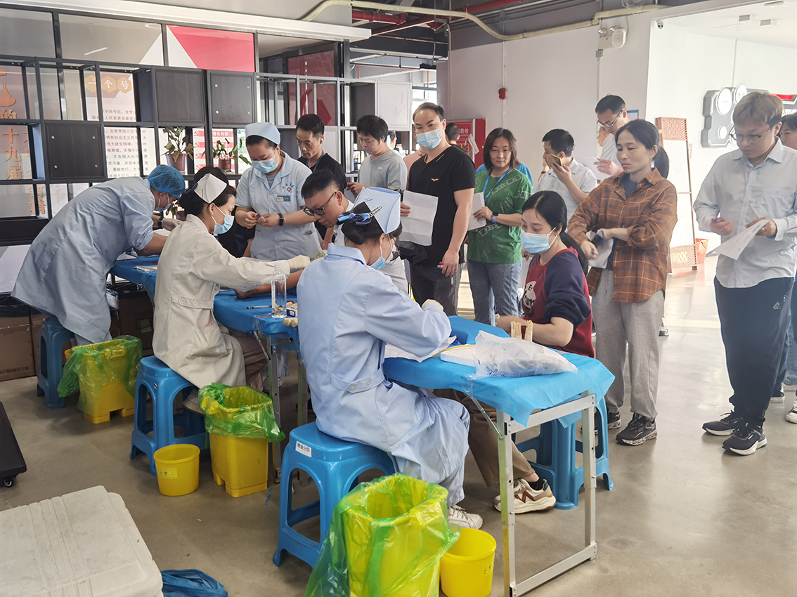 华辉煌年度体检 | 关爱员工健康 从体检开始