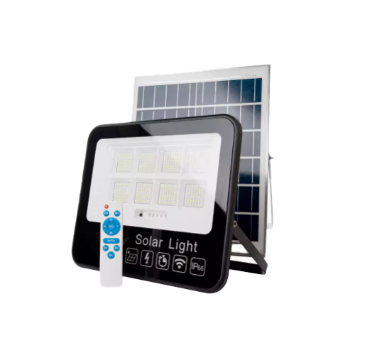 Solar powered flood light