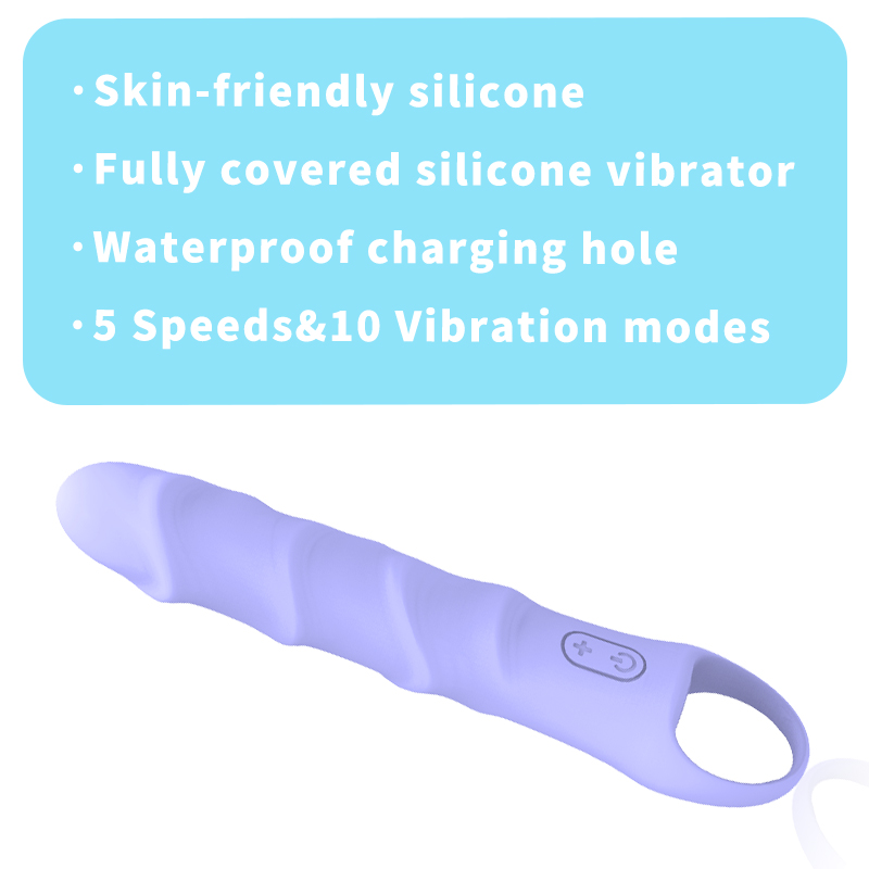 AA01-Rico-full silicone covered vibrator