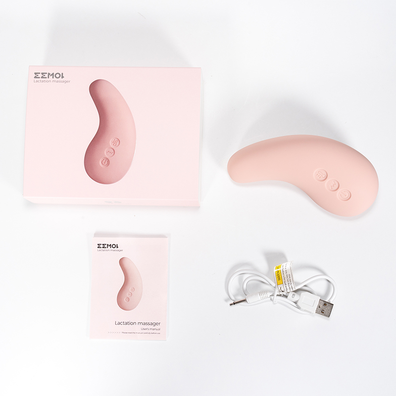 PL01-Full silicone covered-Lactation massager