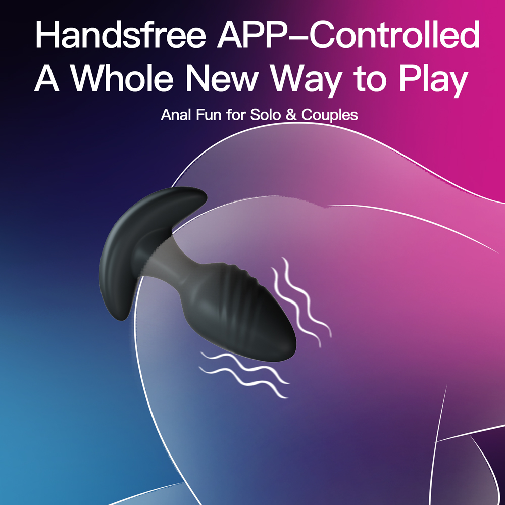 AG03-APP Remote Vibrating Anal Plug