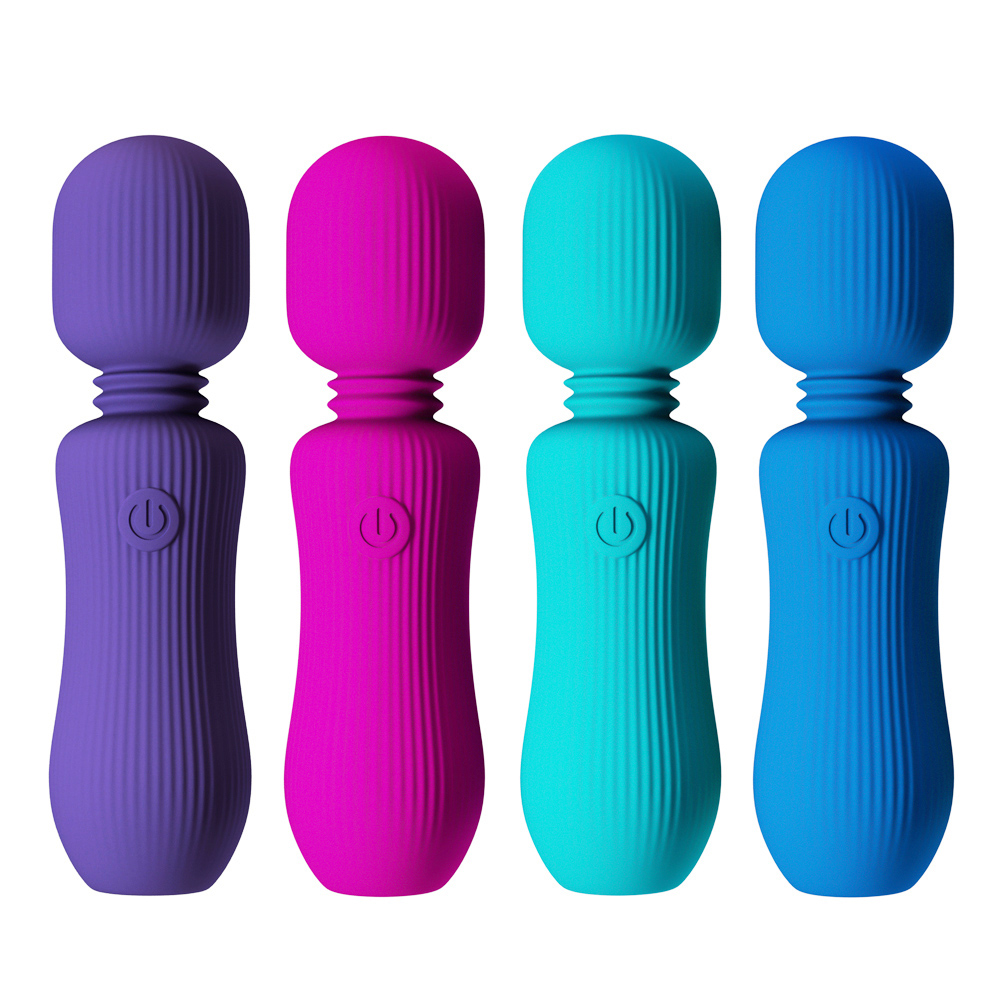 AA04 Mini Silicone Wand Massager