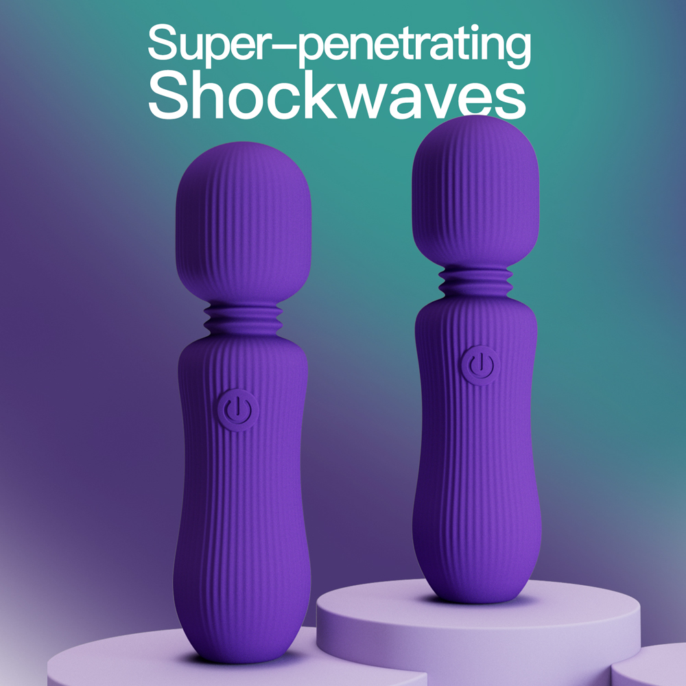 AA04 Mini Silicone Wand Massager