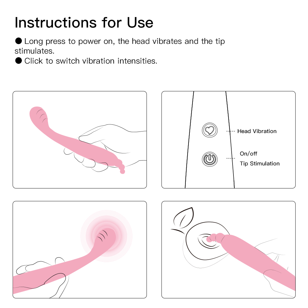 AA42 Double Headed G Spot Vibrator