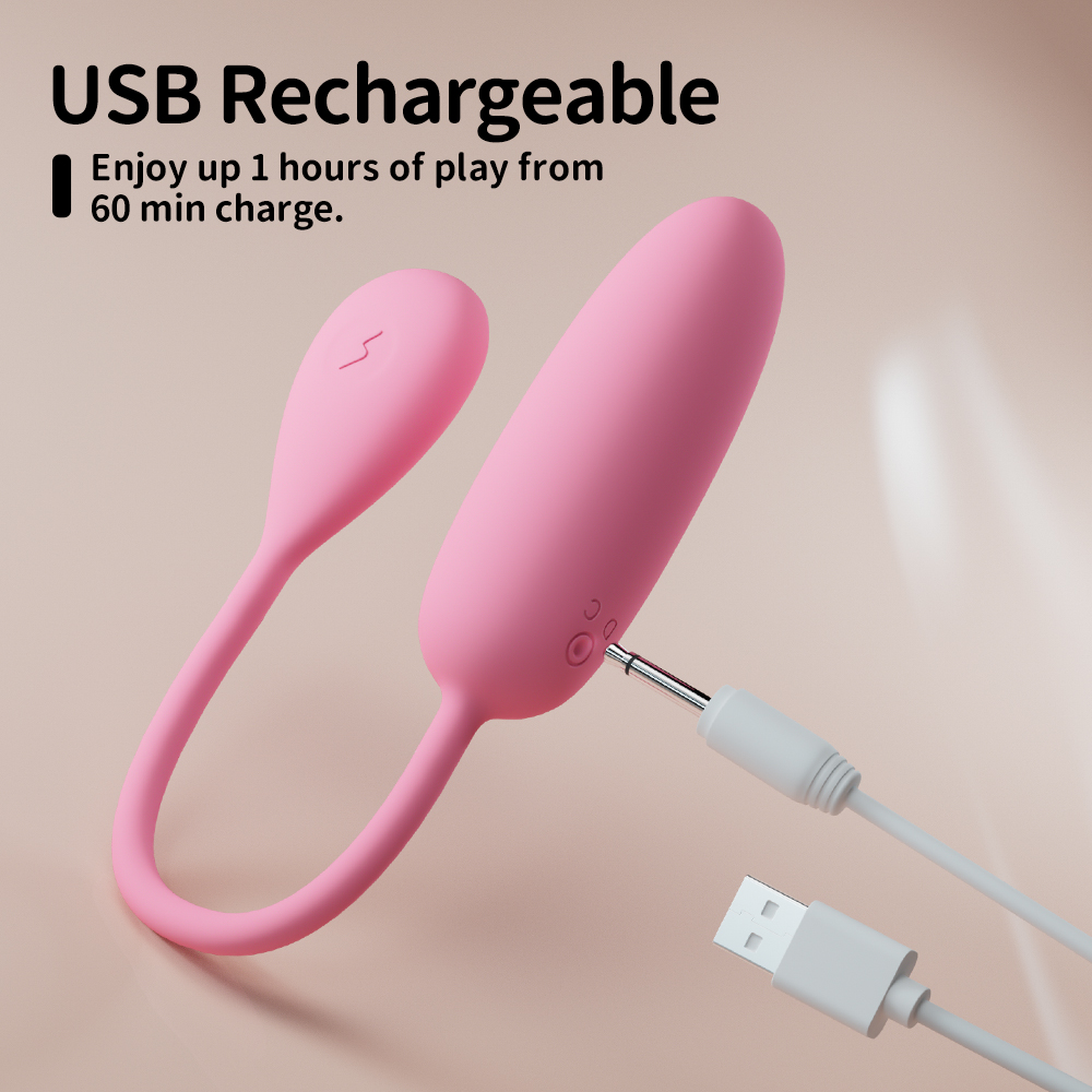 AA18B Silicone Love Egg Vibrator