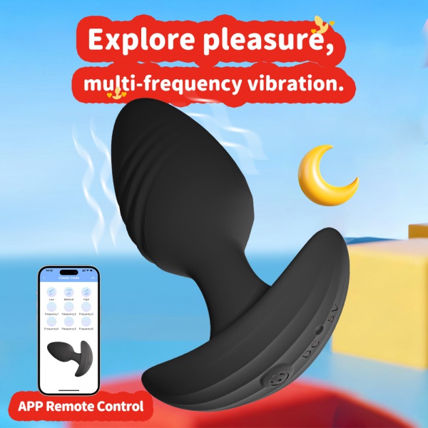AG04 APP Remote Control Vibrating Anal plug