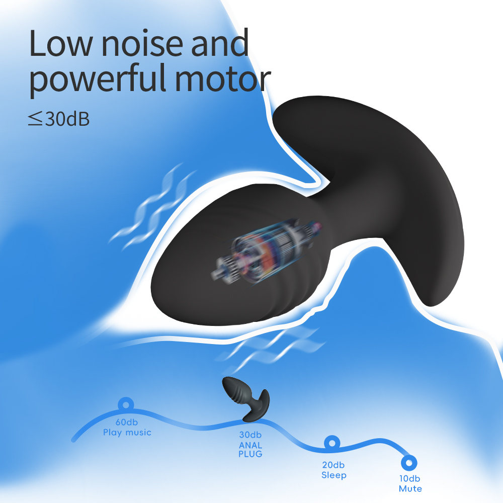 AG04 APP Remote Control Vibrating Anal plug