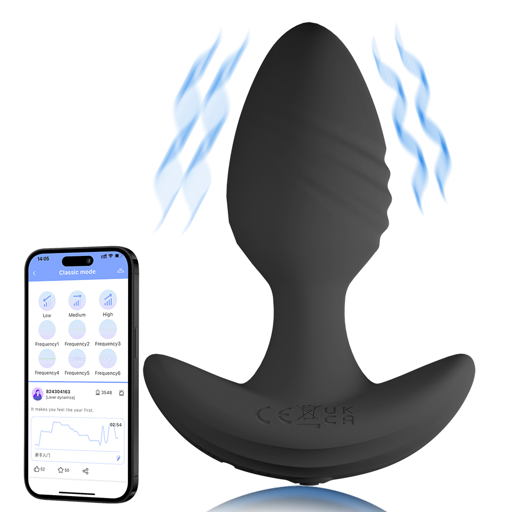 AG04 APP Remote Control Vibrating Anal plug
