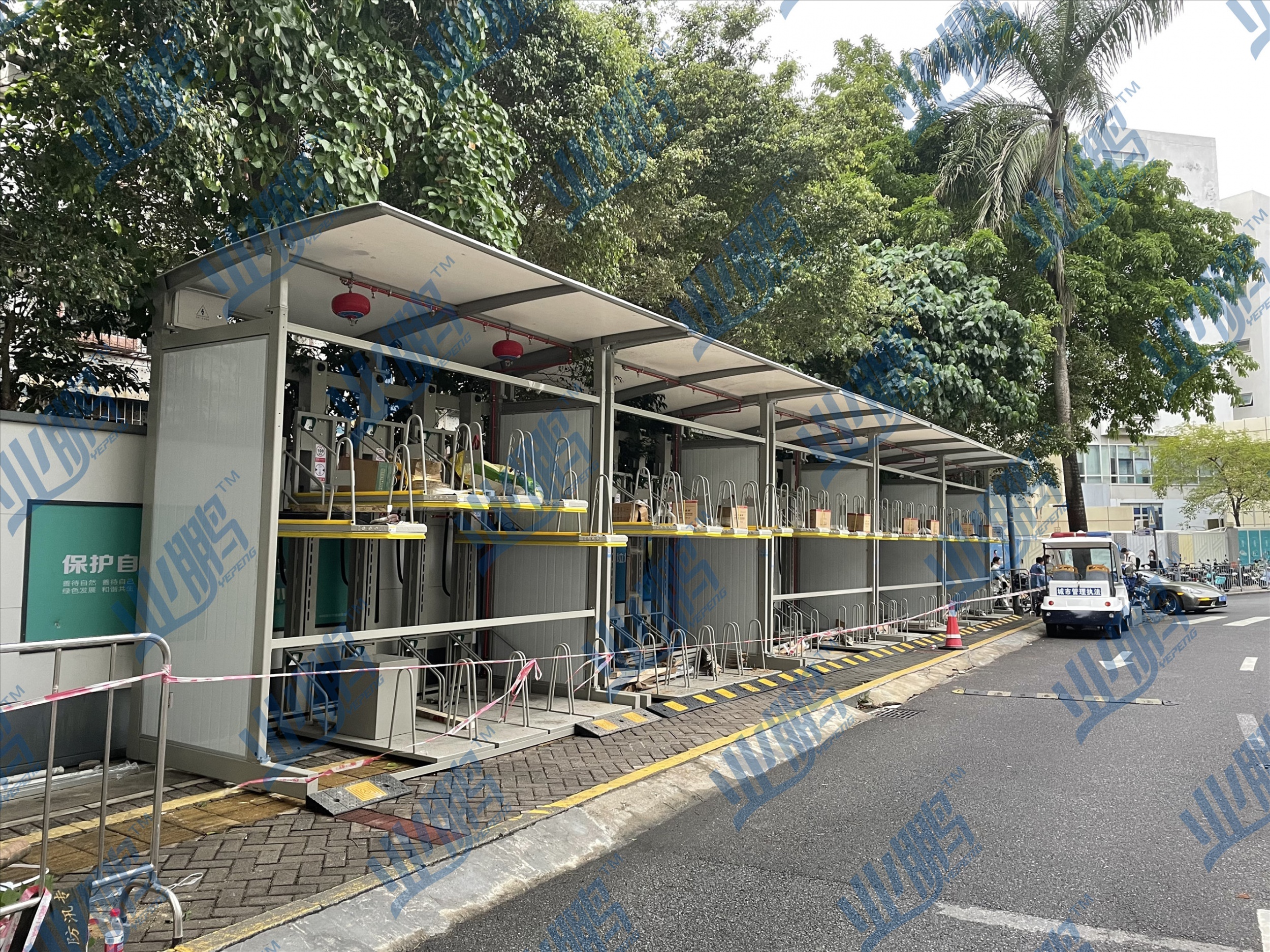业鹏双轮车立体停车库入驻深圳万科 批量同步启用引广泛关注