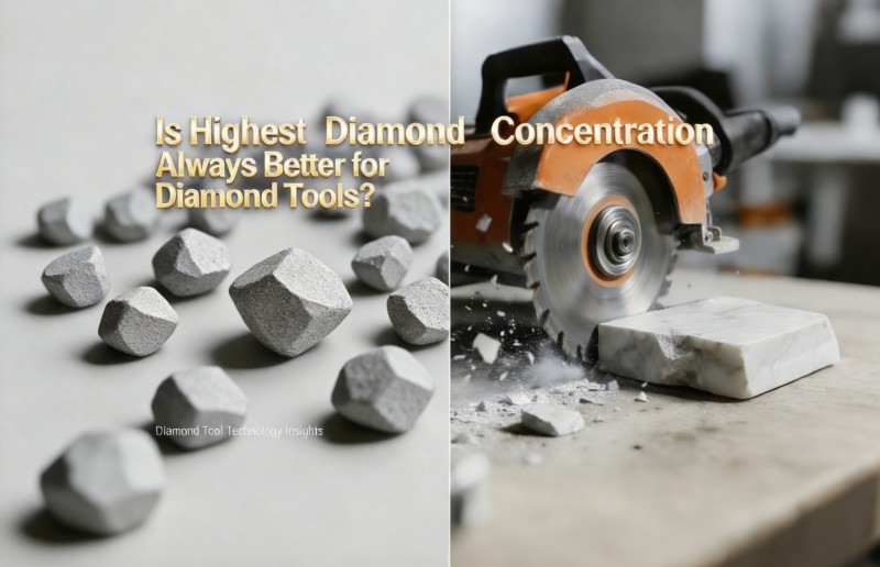 Is Higher Diamond Concentration Always Better for Diamond Tools? 