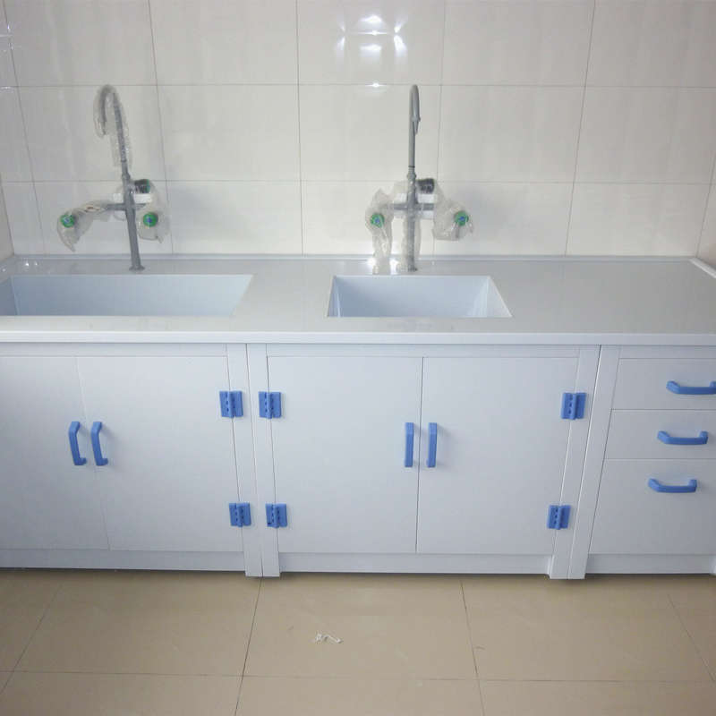 PP Lab Side Bench, Strong Acids and Alkali Resistant PP Lab Table, Anti-corrosion Lab Furniture 
