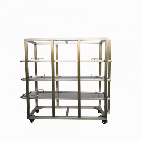 Stainless Steel Corpse Storage Rack Morgue Table Carcass Storage Shelves