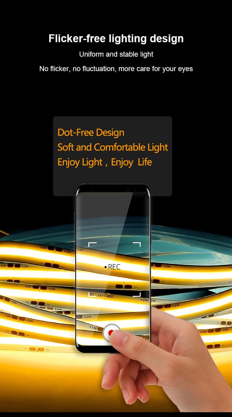 Free Cutting COB LED strip