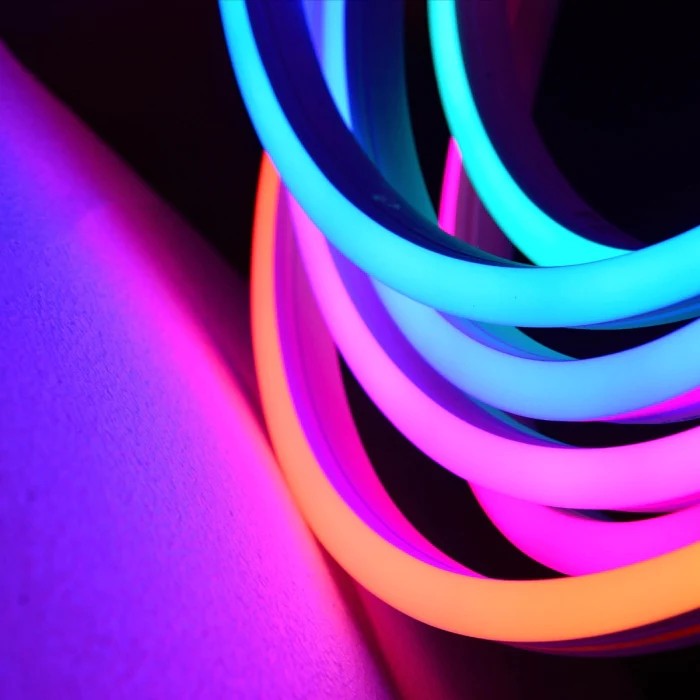 Outdoor engineering Digital Neon Flex Strip Light