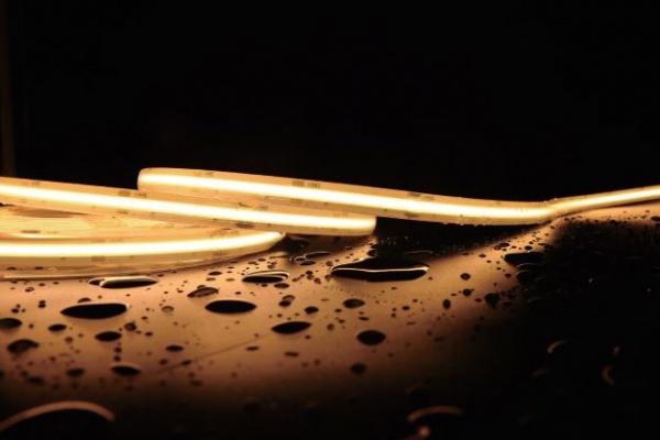 Tunable white DIM TO WARM COB LED strip