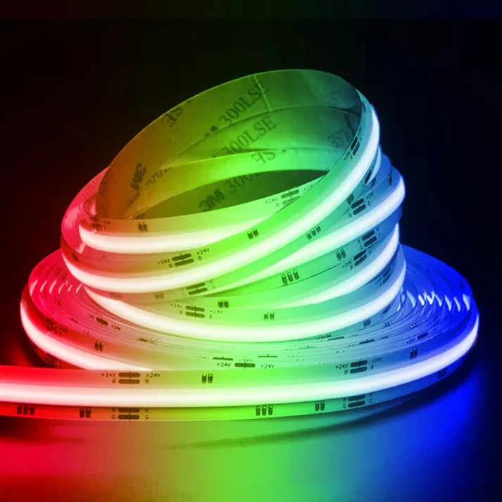 Addressable RGB COB LED Strip RGBIC