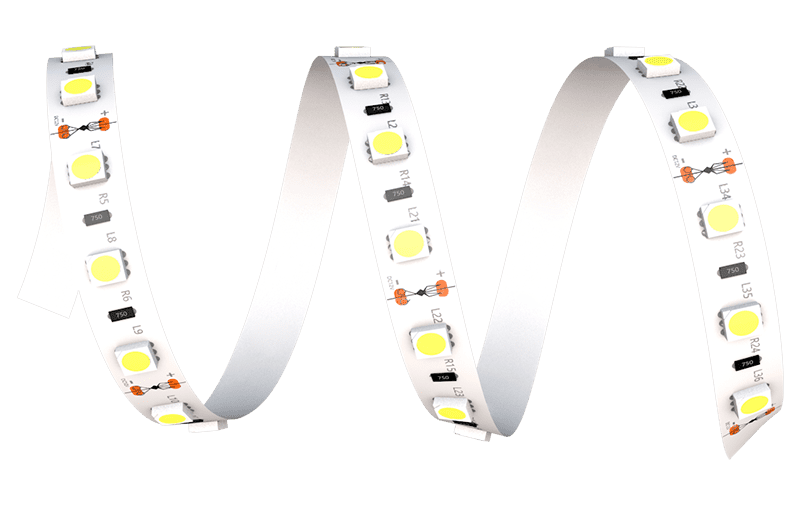 5m（16.4ft） 60LED/m Single Color Light 5050 LED Strip Light