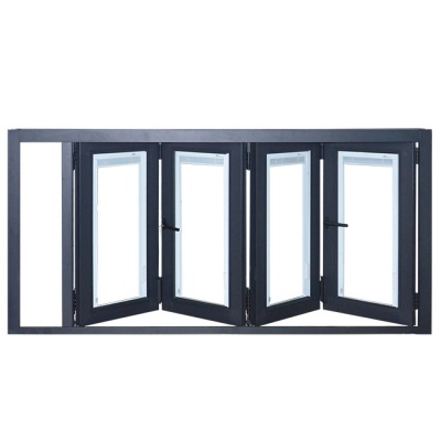AMJ 75series Bi-folding Window with double glass