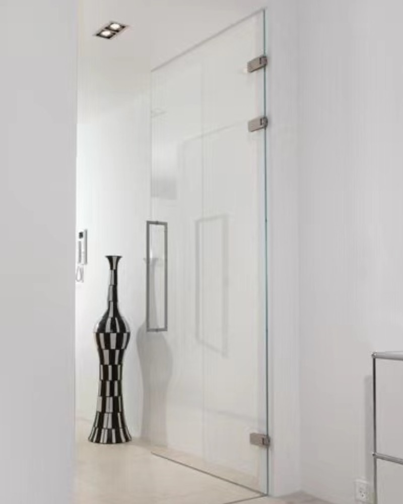 Frameless Spring Door
