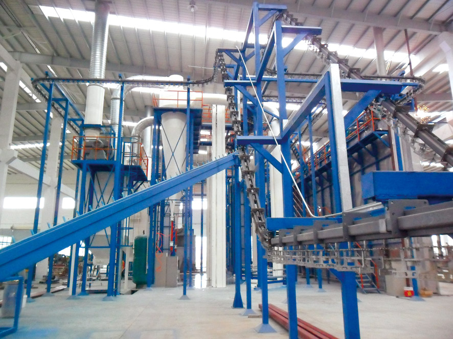 Lacquer production line