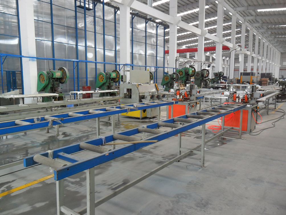 Deep processing production line