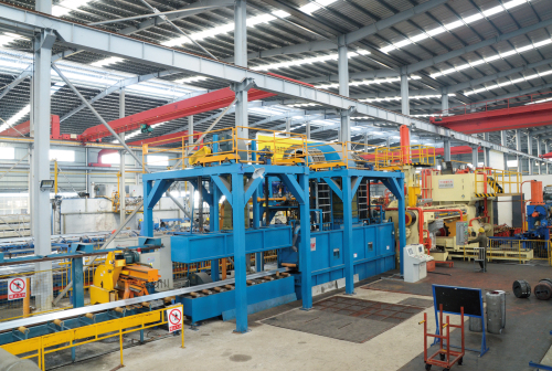 5500 TONS EXTRUSION