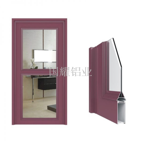Assembly drawing of series 80 side-hung door-1