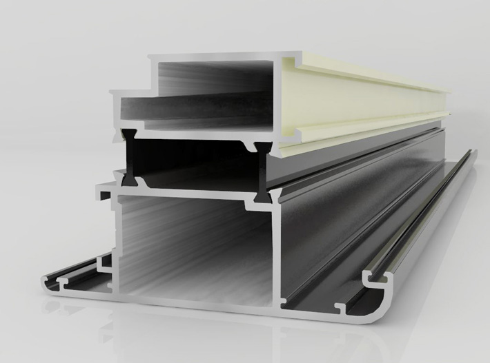 Thermal break casement window