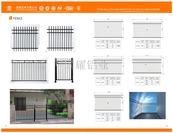 Aluminum Fence Series