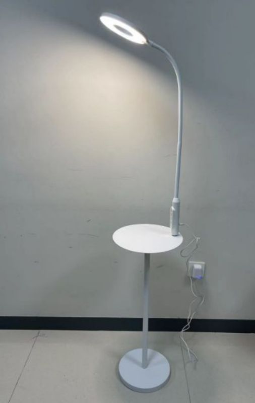 Custom white iron fired simple modern beauty salon lamp