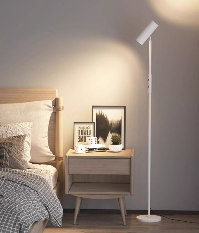 Elegant black, elegant white iron, aluminum entry shoe cabinet corner floor lamp