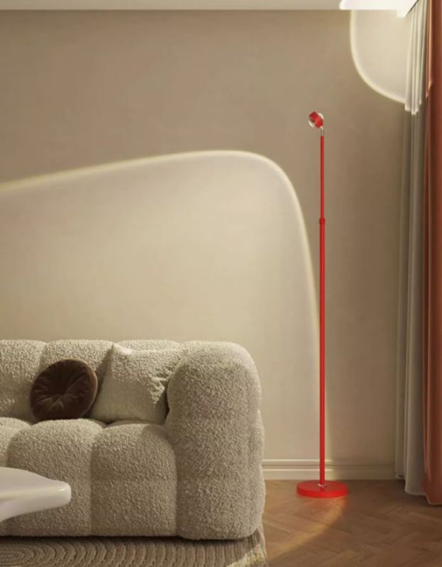 Ferrari red iron advanced photographic atmosphere design auxiliary light