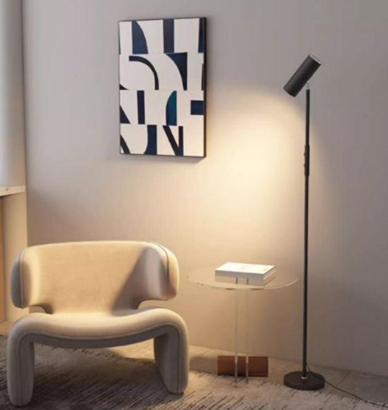 Elegant black, elegant white iron, aluminum entry shoe cabinet corner floor lamp
