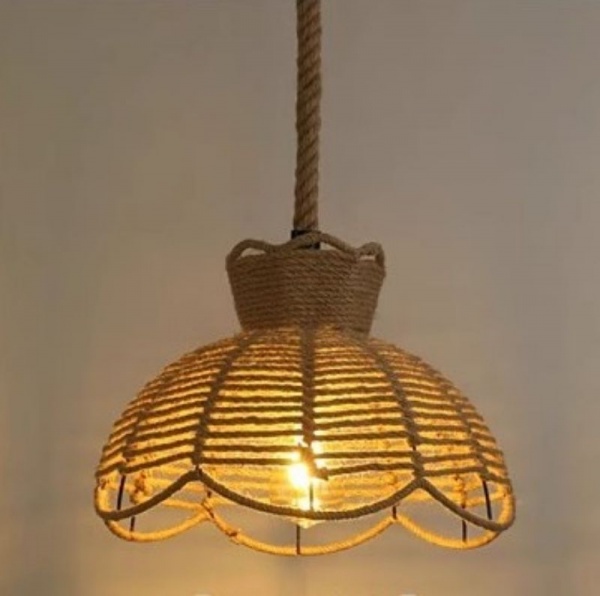 Light brown wrought iron nostalgic creative decorative commercial lights