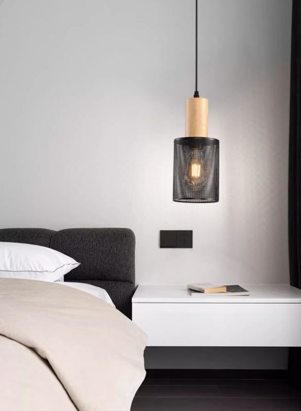 Black spray paint scrub creative designer clothing store Nordic wind lighting