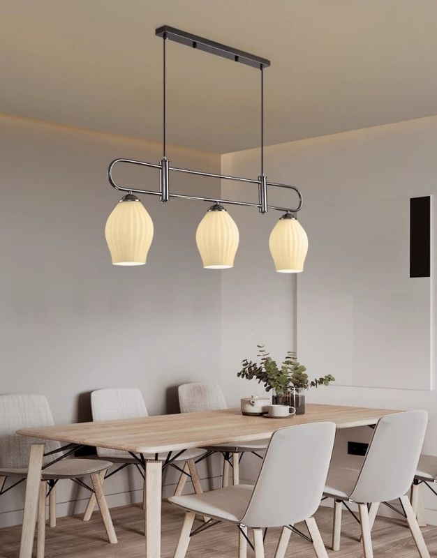 Sand nickel iron ceramic modern wabi-Sabi ceiling light